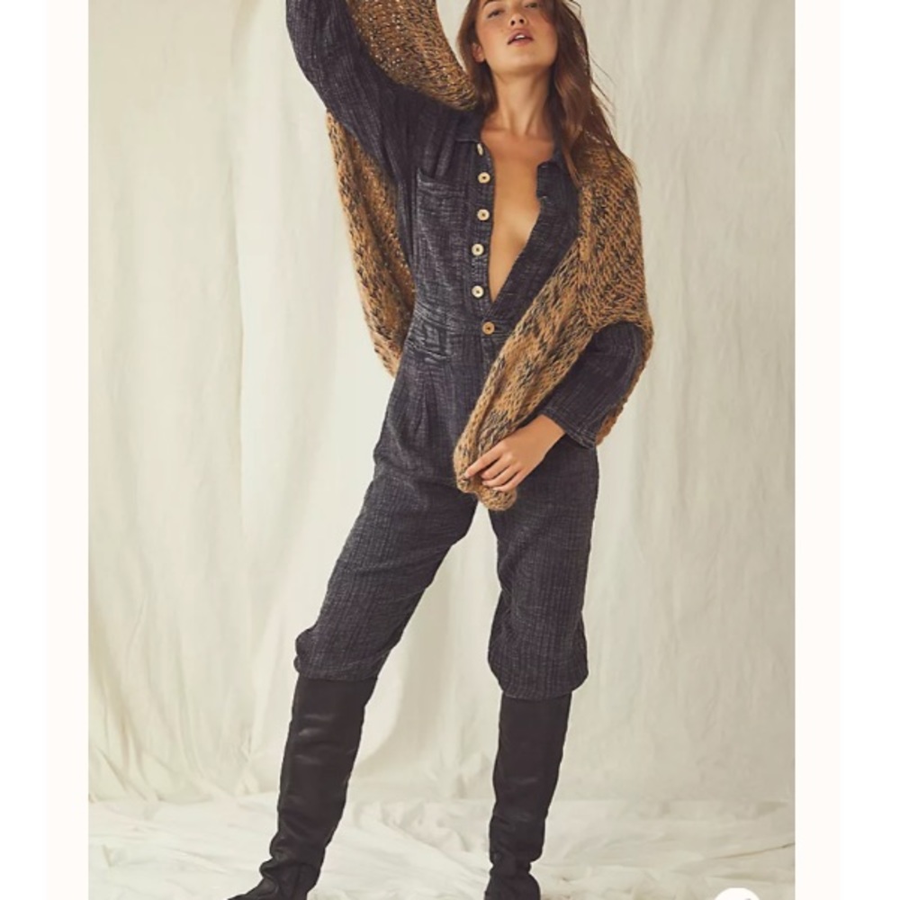 Free People Madrid Double Cloth One Piece